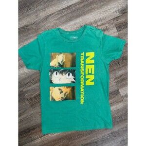 Hunter x Hunter Gon Nen Transformation Green Cotton Jersey Men's T-Shirt Size M